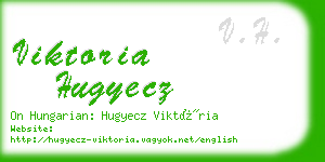 viktoria hugyecz business card